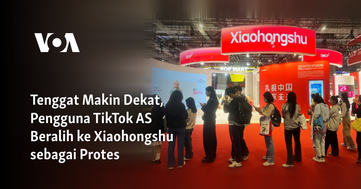 Tenggat Makin Dekat, Pengguna TikTok AS Beralih ke Xiaohongshu sebagai Protes