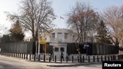 FILE - A general view of the U.S. Embassy in Ankara, Turkey, Dec. 20, 2016. 