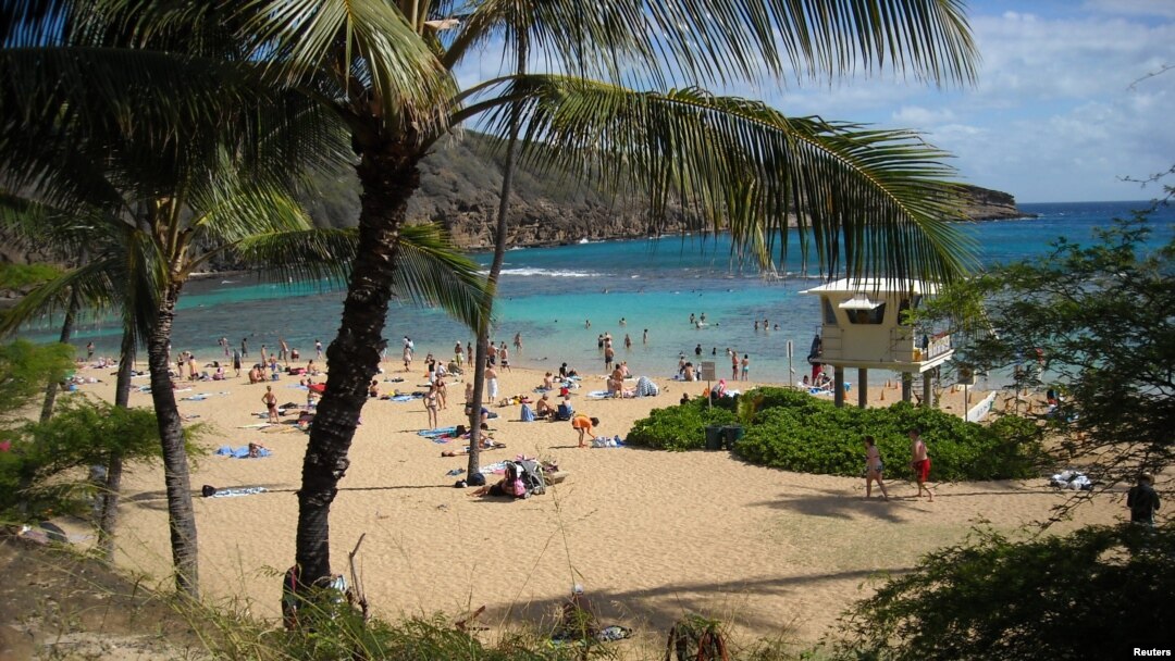 Bãi biển ở Hawaii