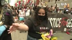 明尼苏达州民众纪念弗洛伊德事件一周年