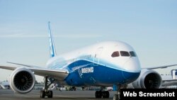 Un “Boeing 787 Dreamliner”, qui permet à Boeing de maintenir son chiffre d'affaire 