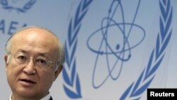 International Atomic Energy Agency (IAEA) Director General Yukiya Amano attends a news conference during a board of governors meeting at the UN headquarters in Vienna, Austria, November 29, 2012. 