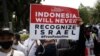 Indonesia Muslims Protest at US Embassy Over Israel Strikes