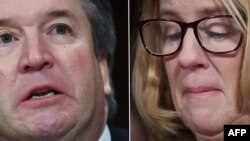 Christine Blasey Ford accuse Brett Kavanaugh d'agression sexuelle lors de l'audience de confirmation Capitol Hill à Washington, DC, le 27 septembre 2018.