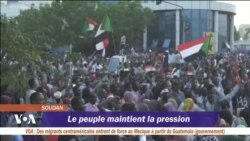 Le peuple maintient la pression au Soudan
