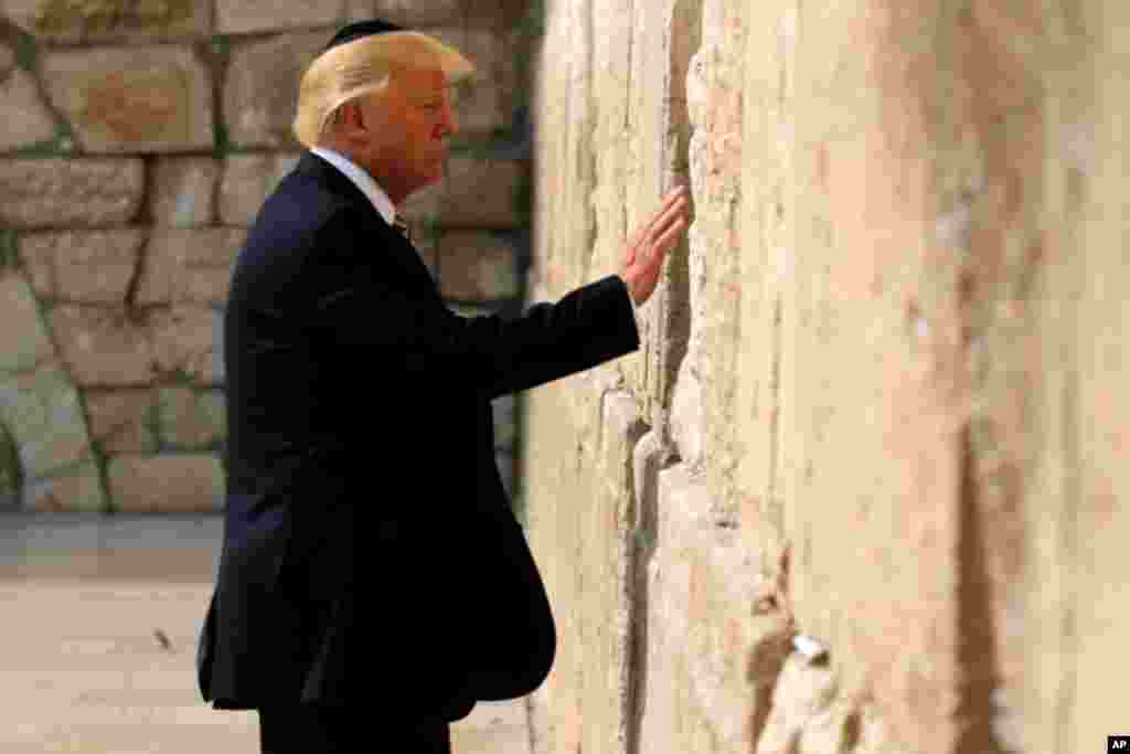 Дональд Трамп в Иерусалиме (Фото: AP/ Evan Vucci)