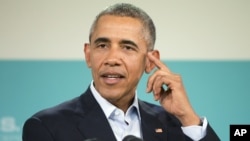 美國總統奧巴馬在加州舉行的美國與東盟特別峰會發表講話。