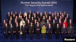 네덜란드 헤이그에서 25일 열린 핵안보정상회의에 세계 정상들이 참석했다. 