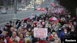 Акция протеста в Минске, 2 ноября 2020 года