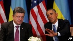 Петро Порошенко і Барак Обама (архівне фото)