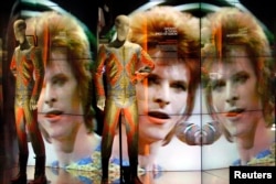 An exhibit on pop star David Bowie, running through May 31, includes two suits designed by Freddie Burretti for his Ziggy Stardust tour.