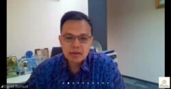 Kepala Ekonom Bank BCA, David Sumual dalam sebuah webinar (foto: screenshot)