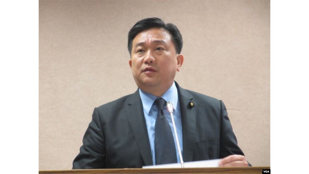 台湾执政党民进党立委王定宇(美国之音张永泰拍摄)