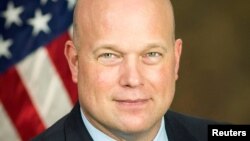 Ảnh Tư liệu: Ông Matthew Whitaker, quyền BT Tư Pháp, ảnh của Reuters chụp ngày 8/11/2018. Courtesy U.S. Department of Justice