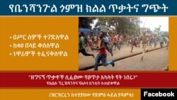 በቤንሻንጉል ክልል ግጭት አስር ሰዎች መሞታቸው ከ40 በላይ መቁሰላቸው ታውቋል። 