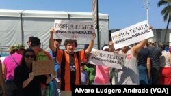 Protestos contra o Presidente brasileiro Michel Temer, Rio de Janeiro