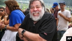 Steve Wozniak attends Outside Lands Music Festival at Golden Gate Park, Aug. 8, 2015, in San Francisco, Calif. 