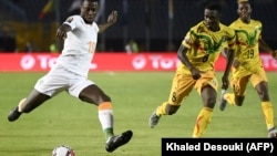 Nicolas Pepe de la Côte d'Ivoire lors du match des Elephants contre le Mali lors de la CAN-2019 le 8 juillet 2019.