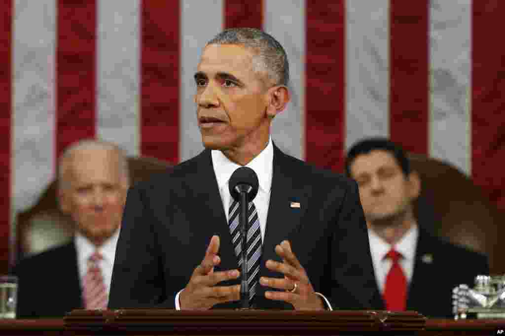 صدر اوباما نے کہا کہ القاعدہ اور &rsquo;داعش&lsquo; ہمارے لوگوں کے لیے براہ راست خطرہ ہیں۔