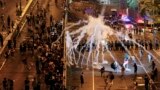 <p>پليس ضد شورش بروی دانشجويان معترضی که خيابانهای اطراف ساختمانهای دولتی را در هنگ کنگ به اشغال خود درآورده اند &nbsp;گاز اشک آور شليک می کند - ۷ مهر ۱۳۹۳ (۲۹ سپتامبر ۲۰۱۴)</p>
