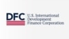 The logo of the U.S. International Development Finance Corp. The agency is supplying some of the millions needed to rebuild the Benguela railway line that Angola, the Democratic Republic of the Congo and Zambia used to export materials and minerals even before independence.