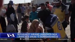 Refugjatët sirianë largohen nga Libani për shkak të bombardimeve 