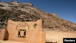 A view of ground zero at the French nuclear tests' site in In-Ekker near Ain Maguel, 170 km (106 miles) from the southern Algerian town of Tamanrasset Feb. 16, 2007.