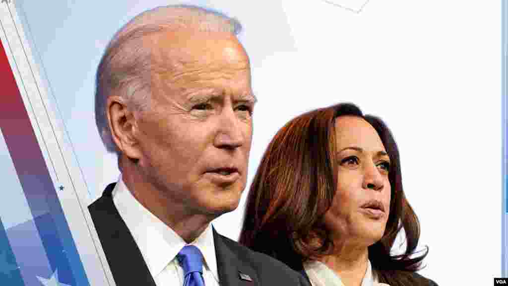 Joseph Biden and Kamala Harris