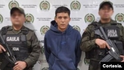 Captura de Luis Alfredo Carrillo Ortiz, alias Gocho. [Foto: Cortesía Fiscalía de Colombia]