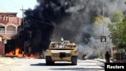 Un véhicule de l’armée irakienne à Tal Afar, Irak, 26 août 2017.