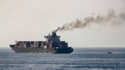 کشتی باری توسکا، پیشتر توسط نیروهای آمریکایی توقیف شده بود.