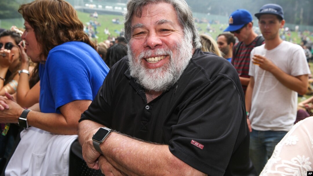 Steve Wozniak menghadiri Festival Musik Outside Lands, di Golden Gate Park, 8 Agustus 2015, di San Francisco, California.