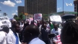 Doctors Protest in Harare