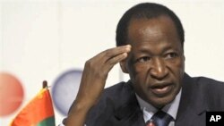 Shugaba Blaise Compaore na kasar Burkina Faso.