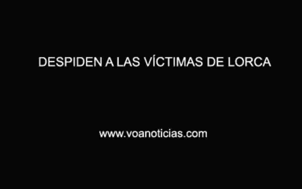 Despiden a las víctimas de Lorca