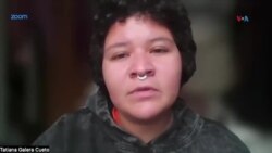Tatiana Galera Cueto, representante de la comunidad LBTI, en la Instancia Especial de Mujeres