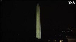 Վաշինգտոնի հուշահամալիրը լուսավորվոլ է Ապոլլոն 11 հրթիռի արձակման տարեդարձի առթի