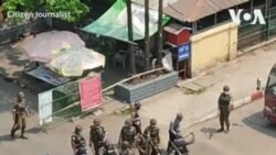 ဆန္ဒပြသူ ၂ ဦးကို စစ်သားနဲ့ရဲတွေက ရိုက်နှက်ကာဖမ်းဆီးခေါ်ဆောင်