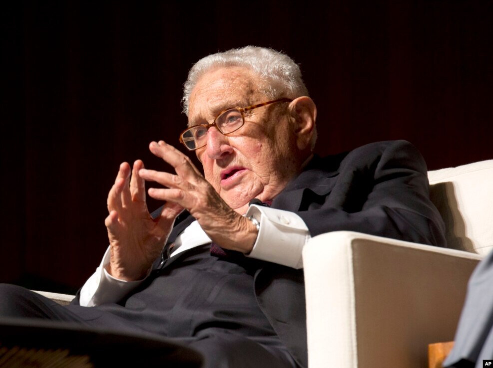 Cựu Ngoại trưởng Henry Kissinger, một trong những kiến trúc sư trưởng chính sách của Mỹ trong thời chiến Việt Nam.