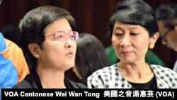 香港民主黨立法會議員黃碧雲 (攝影：美國之音湯惠芸)