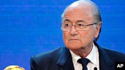 FIFA President Joseph Blatter announces Russia to host the 2018 World Cup, 02 Dec 2010