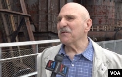 Lester Clore, a 33-year veteran of the Bethlehem Steel plant.