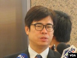 台湾在野党民进党立委陈其迈(美国之音张永泰拍摄)