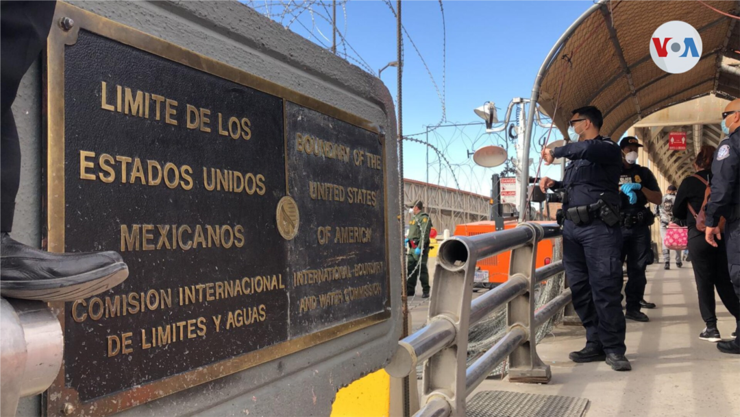 Puesto fronterizo entre Estados Unidos y México. [Foto: Celia Mendoza]
