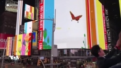 کارە هونەرییەکانی هونەرمەندێکی ژاپۆنی سەرنجی خەڵکی نیویۆرک ڕادەکێشێت