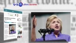Manchetes Americanas 20 Setembro: Hillary Clinton condena acções de Wells Fargo