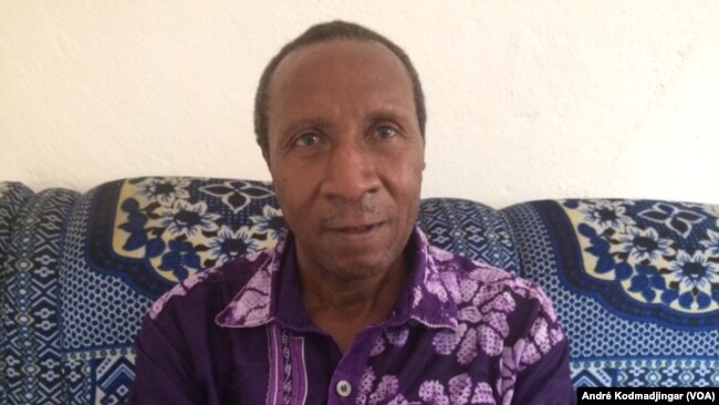Samory Ngaradoumbé, secrétaire général de l'Association des Éditeurs de la Presse Privée du Tchad (AEPT). (VOA/ André Kodmadjingar)