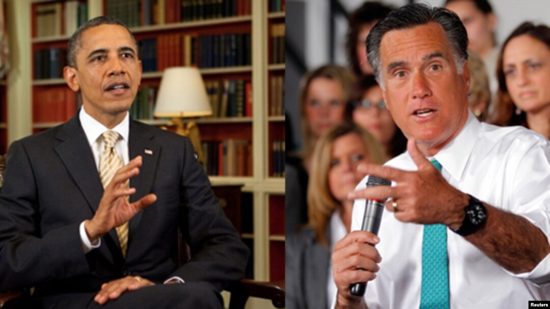 Presiden AS Barack Obama dan penantangnya Capres dari Partai Republik, Mitt Romney akan melakukan debat pertama besok malam 3 Oktober 2012 (foto: dok).