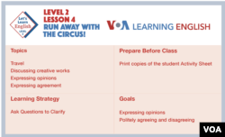 Let's Learn English Level 2 Lesson 4 Lesson Plan