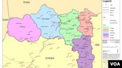 ካርታ - ትግራይ 